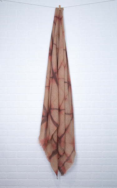 Faded Facets Linen Wrap