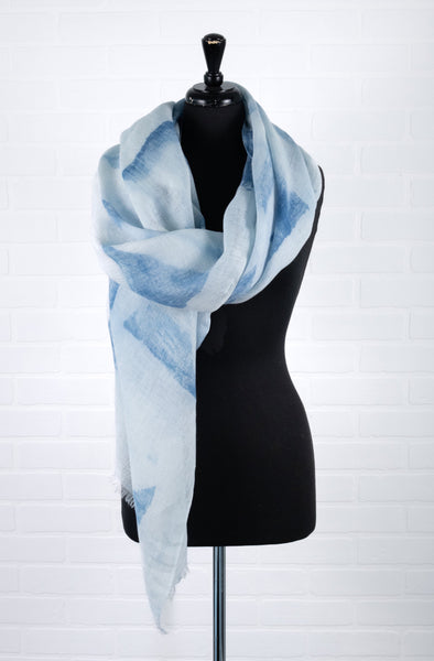 Deconstructed Angles Linen Wrap