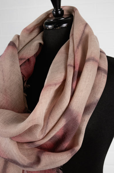 Faded Facets Linen Wrap