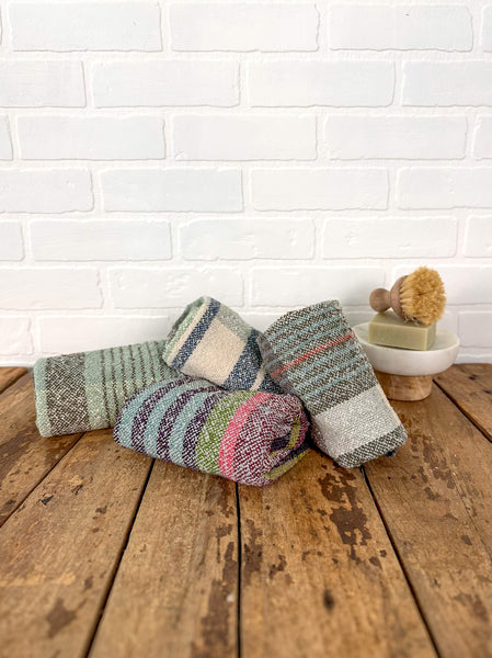 Striped Cotton Bouclé Towel