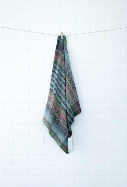 Striped Cotton Bouclé Towel