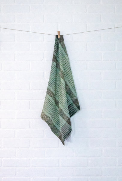 Striped Cotton Bouclé Towel