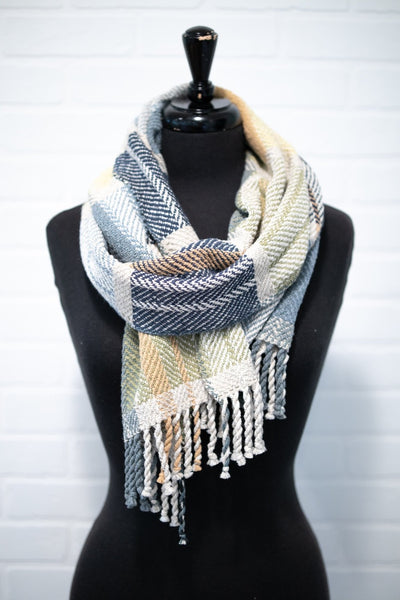 The Ocean Skies Pillar Scarf