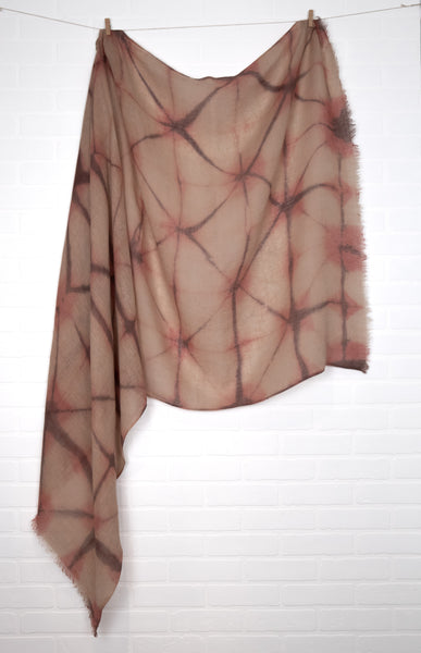 Faded Facets Linen Wrap